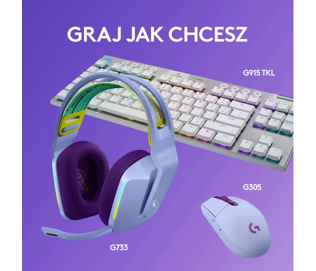 Logitech G733 Lightspeed lilac - 594941 - zdjęcie 13